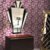 babushka art deco wall mirror