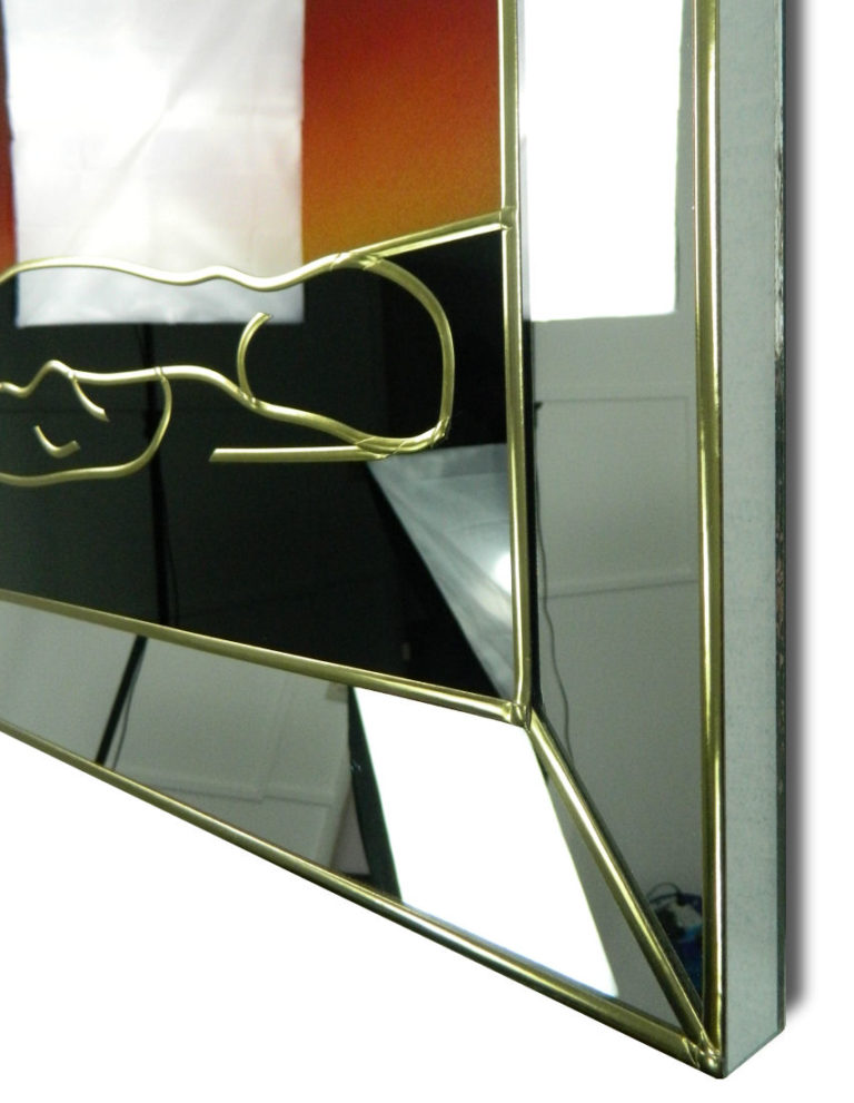 Contemplation Original Handcrafted Artistic Wall Mirror - Bespoke ...