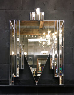 danube art deco glam wall mirror