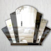 gatsby art deco wall mirror