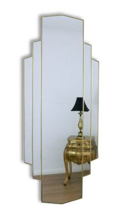 metro art deco full length mirror