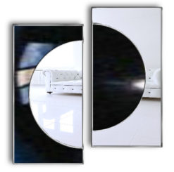 Moonlight artistic wall mirror