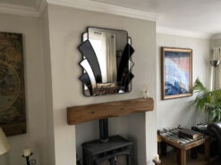 Poirot art deco wall mirror