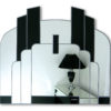 savoy art deco wall mirror