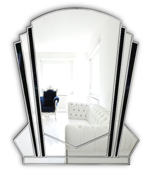 verona art deco wall mirror