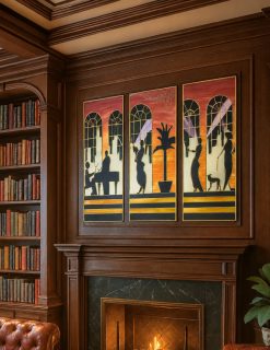 highh society art deco wall mirrors