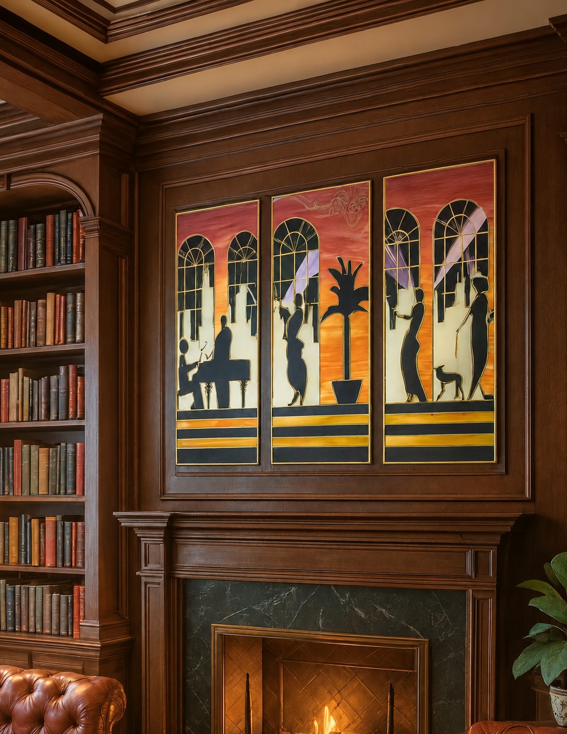 highh society art deco wall mirrors