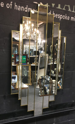 romance art deco wall mirror