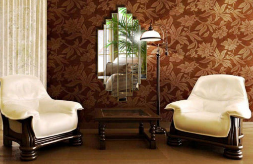 romance room setting art deco wall mirror