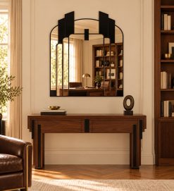savoy art deco wall mirror