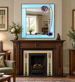 angelica fireplace rene mackintosh wall mirror