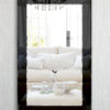 jessica modern black wall mirror