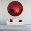 Deep Red Convex Mirror