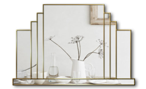 mayfair art deco wall mirror