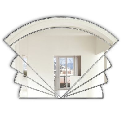 Marianne Original Handcrafted Art Deco Fan Mirror