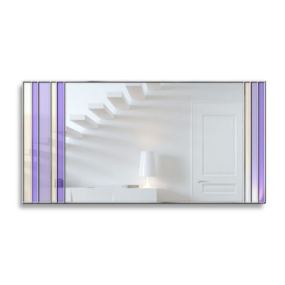 Vision Original Handcrafted Multi Colour Wall Mirror in Lilac