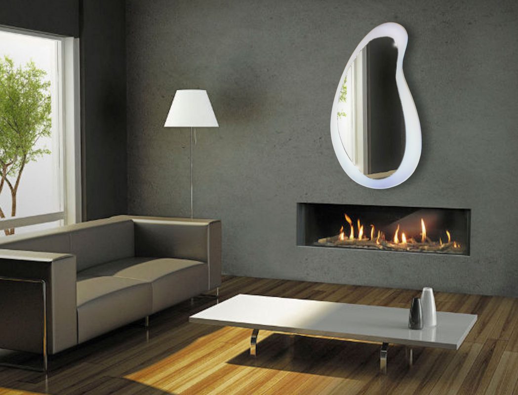 Charlotte Modern Artistic Wall Mirror Bespoke Mirrors Art Deco