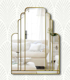 manhattan art deco wall mirror