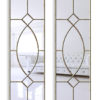 gretta brass gothic wall mirror