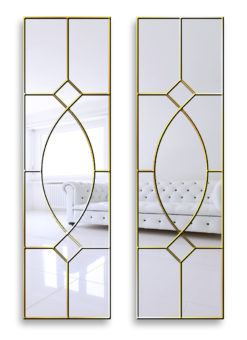 gretta gold gothic wall mirror