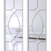 gretta white gothic wall mirror