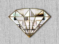 marquise art deco diamond mirror