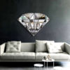 marquise art deco diamond mirror