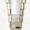 rialto goldart deco wall mirror