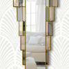 rialto bronze art deco wall mirror