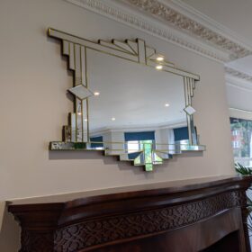 mia art deco mirror