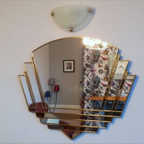 phillipe art deco wall mirror