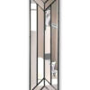 remus in black art deco wall mirror