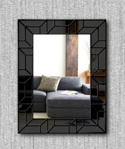 atticus art deco wall mirror