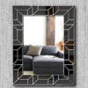 atticus art deco wall mirror