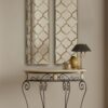 Marakesh cropped hallway wall mirror