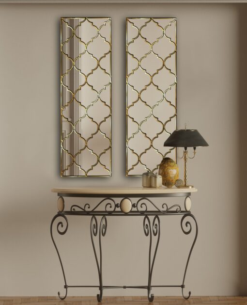 Marakesh cropped hallway wall mirror