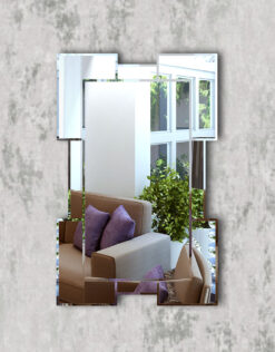 Tulsa modern contemporary real wall mirror