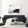 Tulsa modern contemporaty room setting 2 wall mirror