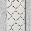 marrakesh moroccan classic wall mirror with a silver trim