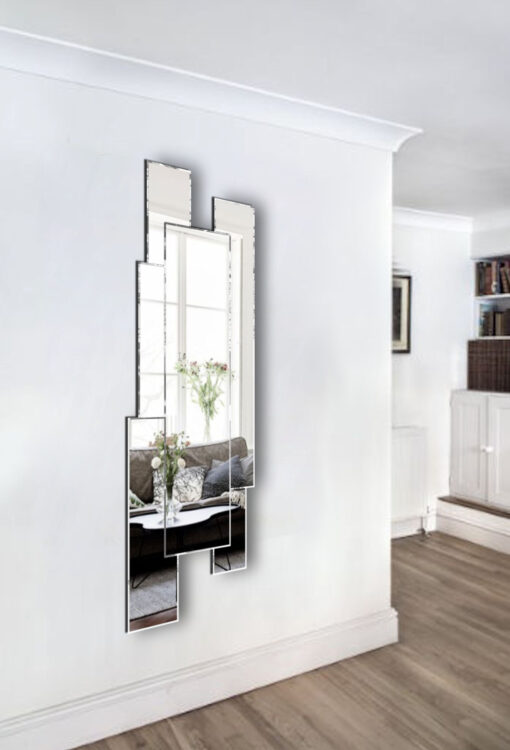 Simplicity polished room setting modern wall mirror