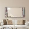 chameleon thumb Winter silver modern room wall mirror