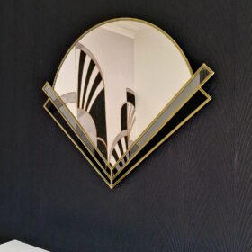 clarice art deco wall mirror