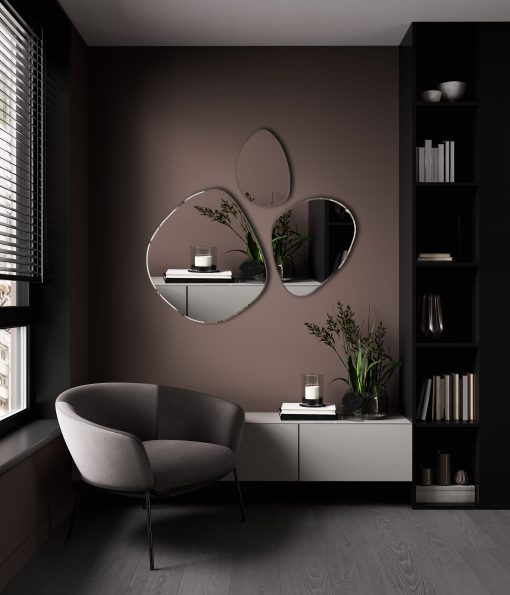 Sarsan modern contemporary room handmade living room wall mirror