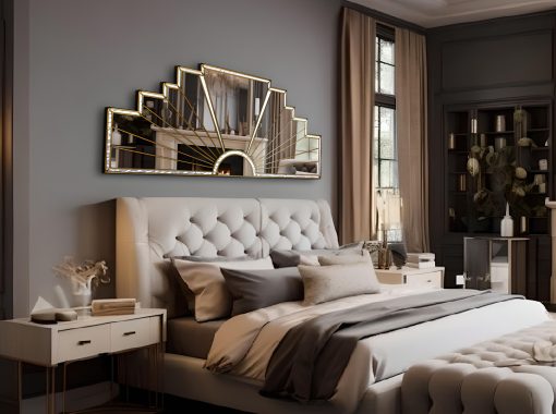 Lyon Deco Radiance: Timeless Statement Wall Mirror