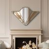 Handcrafted Tivoli Artistry Reflections Mirror, an Art Deco masterpiece by Phillip Orr, adorned with gold, black, or silver trim and available in clear, bronze, or smoked mirror inserts. A symphony of elegance and design, perfect for elevating your space.