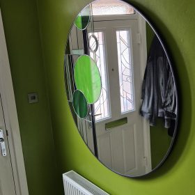 Orion art deco wall mirror