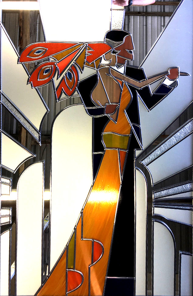 deco rhapsody art deco mirror wall art